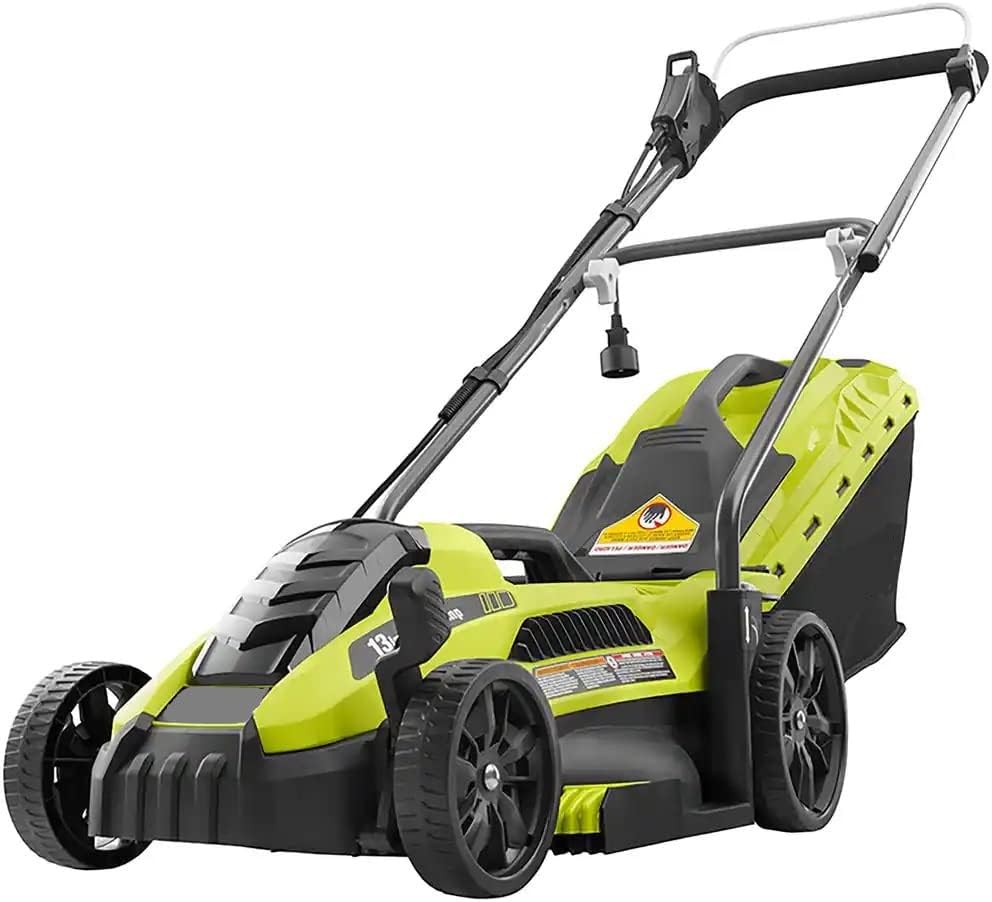 RYOBI 13 in. 11 AMP Corded Electric Walk Behind Push Lawn Mower RYAC130-S