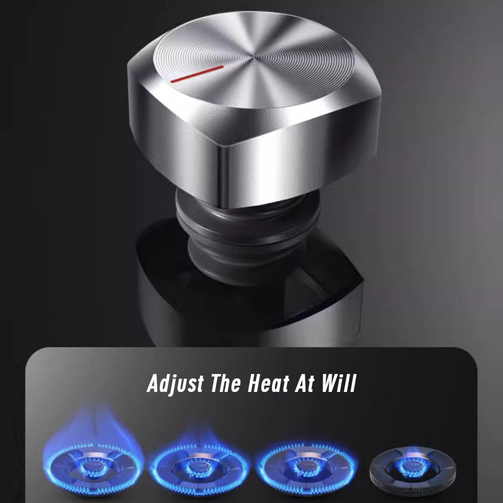 Portable Gas Stove,Single Burner Propane Stove,Max 17742.4BTU with Pulse Electronic Ignition Tempered Glass Suitable for Apartments Kitchens and More (Color : NG)