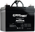 ExpertPower EXP33-2 Pack 12V 33Ah SLA AGM Battery for Solar Energy Storage, UPS, Trailer, Security System, Mobility Scooter, Small Marine Battery Backup, 12V Batteries Lead Acid, M6
