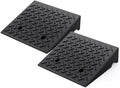 Heavy Duty Rubber Curb Ramp, 4In/5In/6In/7In/8In Rise, 7000Lbs Load Capacity, Threshold Ramp for Cars, Wheelchairs, Scooters, Lawn Mowers, 18Cm/7In Rise(12cm/5in Rise)