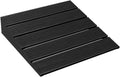 Solid Wood Curb Ramp, 3' to 10' Rise Height Heavy-Duty 2200 Lbs Capacity Wheelchair Ramp, Threshold Ramps, for Cars, Wheelchairs, Bikes, Motorcycles(Black,50 * 50 * 10cm/20 * 20 * 4in)