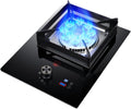 1 Burner Propane Stove,Portable Gas Stove,Tempered Glass Max 17742.4BTU with Pulse Electronic Ignition for Indoor Kitchen, Open Kitchen and Apartment (Color : LPG)