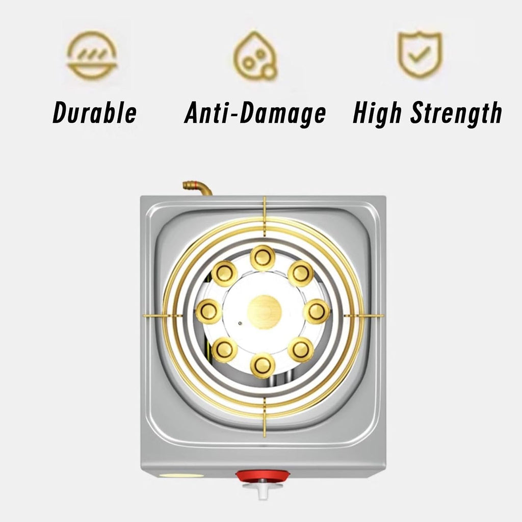 Portable Gas Stove,Cassette Stove,Max 14330.4BTU Single Burner Cassette Stove Piezo-Ceramic Ignition for Home Use Food Stalls and Canteens (Color : NG)