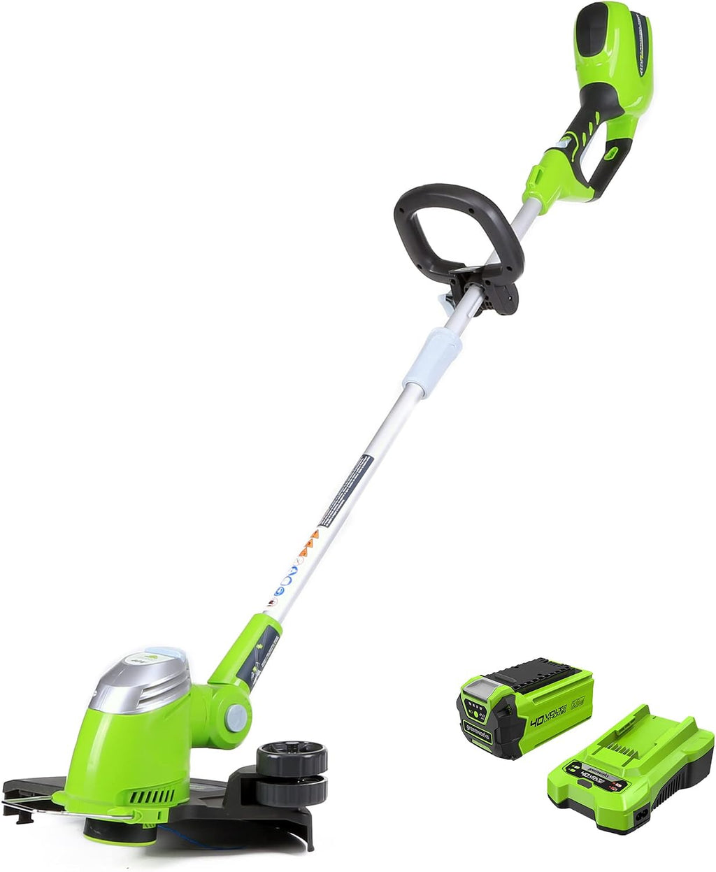 Greenworks 40V 13' Cordless String Trimmer / Edger, 2.0Ah Battery and Charger Included