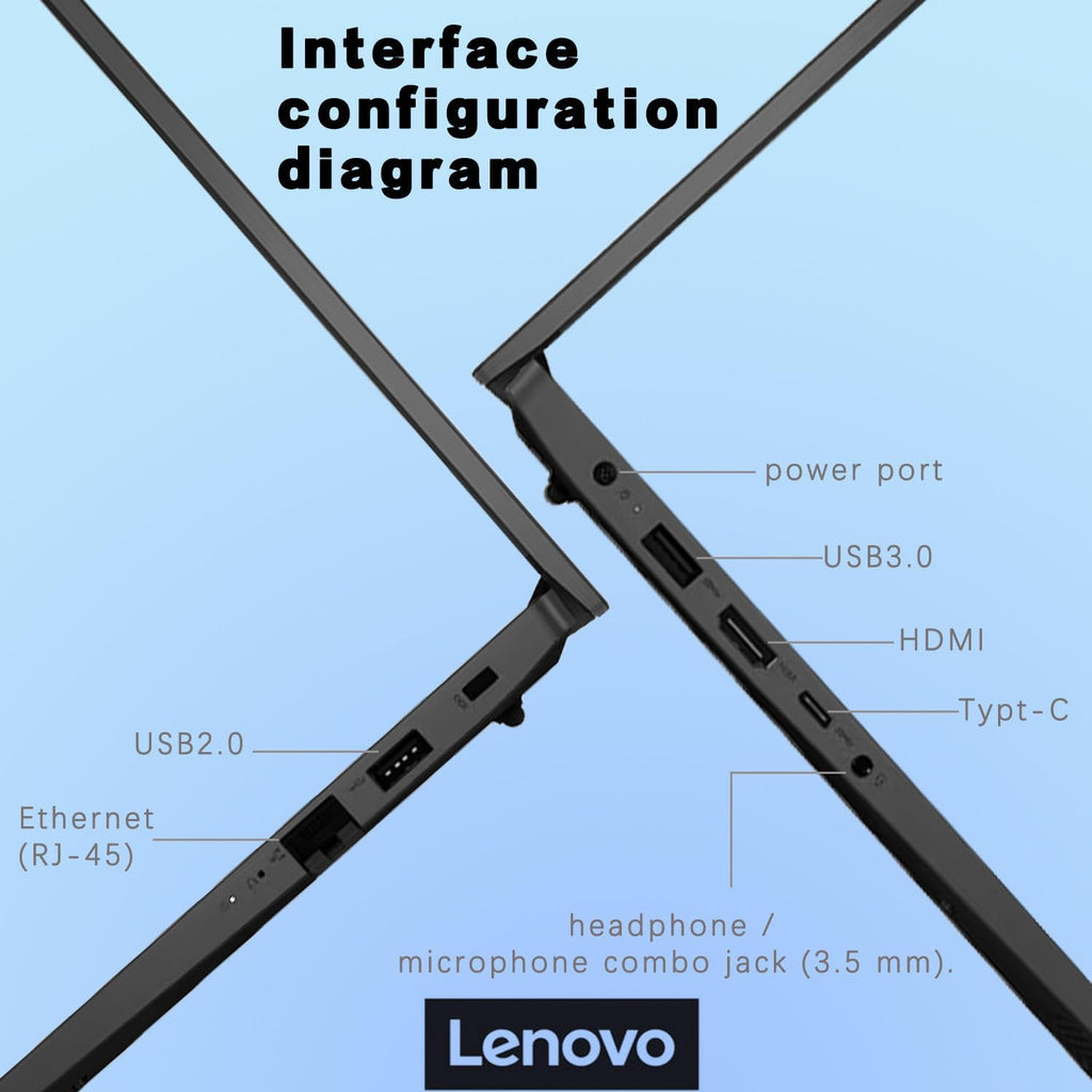 Lenovo V15 Business Laptop Computer, 15.6' FHD Display, Intel Processor, 16GB RAM, 512GB SSD, Long Battery Life, Privacy Shutter, Dolby Audio, Quiet Keyboard, Windows 11 Pro