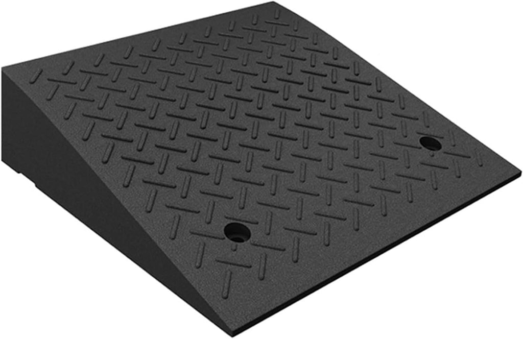 Portable Curb Ramp Garden Shed Ramp Threshold Ramp Kerb Ramp for Wheelchairs Sidewalk Car Doorways Bike Motorcycle Lawnmower(19.7x19.7x7.1in)