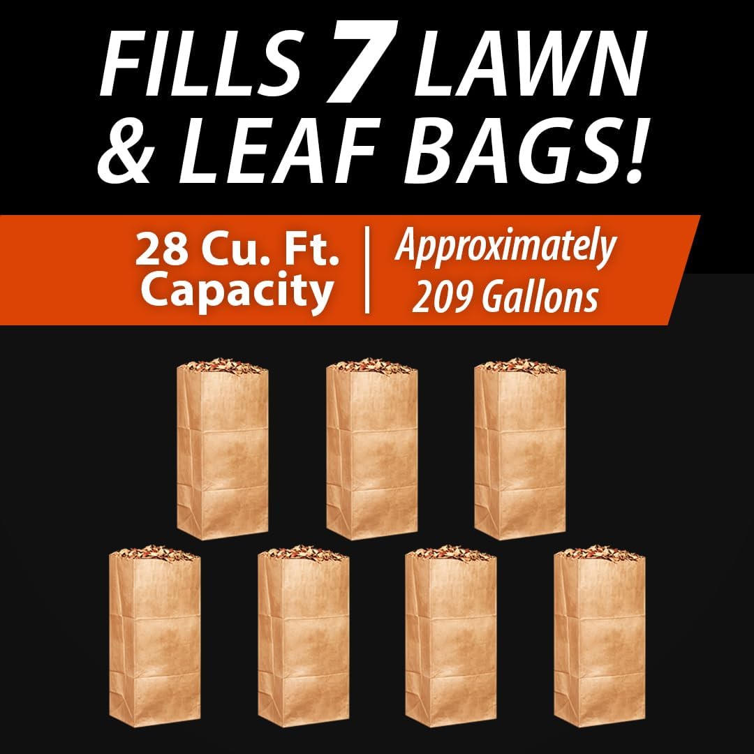 Agri-Fab 45-0492 44' Tow-Behind Lawn Sweeper, 28 cu. ft Hopper Bag Capacity; Leaf & Grass Catcher, with Adjustable Brush Height and Dump From Seat Handle