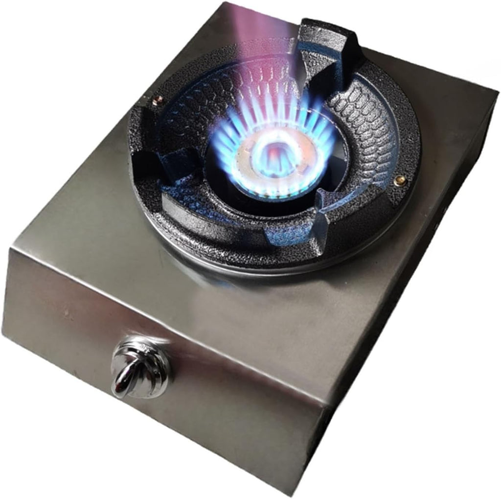 Portable Gas Stove,Cassette Stove,Max 136,480BTU Single Burner Cassette Stove Piezo-Ceramic Ignition for Camping Cooking Car Travel Home and Apartment (Color : NG)