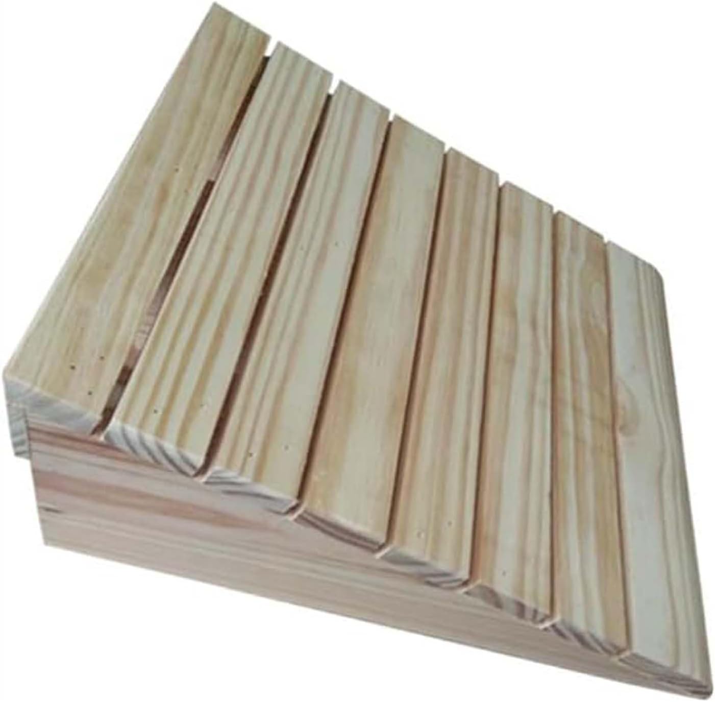 Threshold Ramp 31.5x16x6in, Front Door Entry Ramp, Wooden Portable Wheel Chair Ramp, Threshold Ramps for Doorways, Sturdy Wood Structure, for Home/Front Door/Yard/Patio/Entry