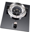 Gas Stove,Tempered Glass Gas Cooktop,1 Burners with Thermocouple Protection,NG/LPG Convertible,Suitable for Home and Commercial Use,5.2KW/17742.4BTU (Color : LPG)