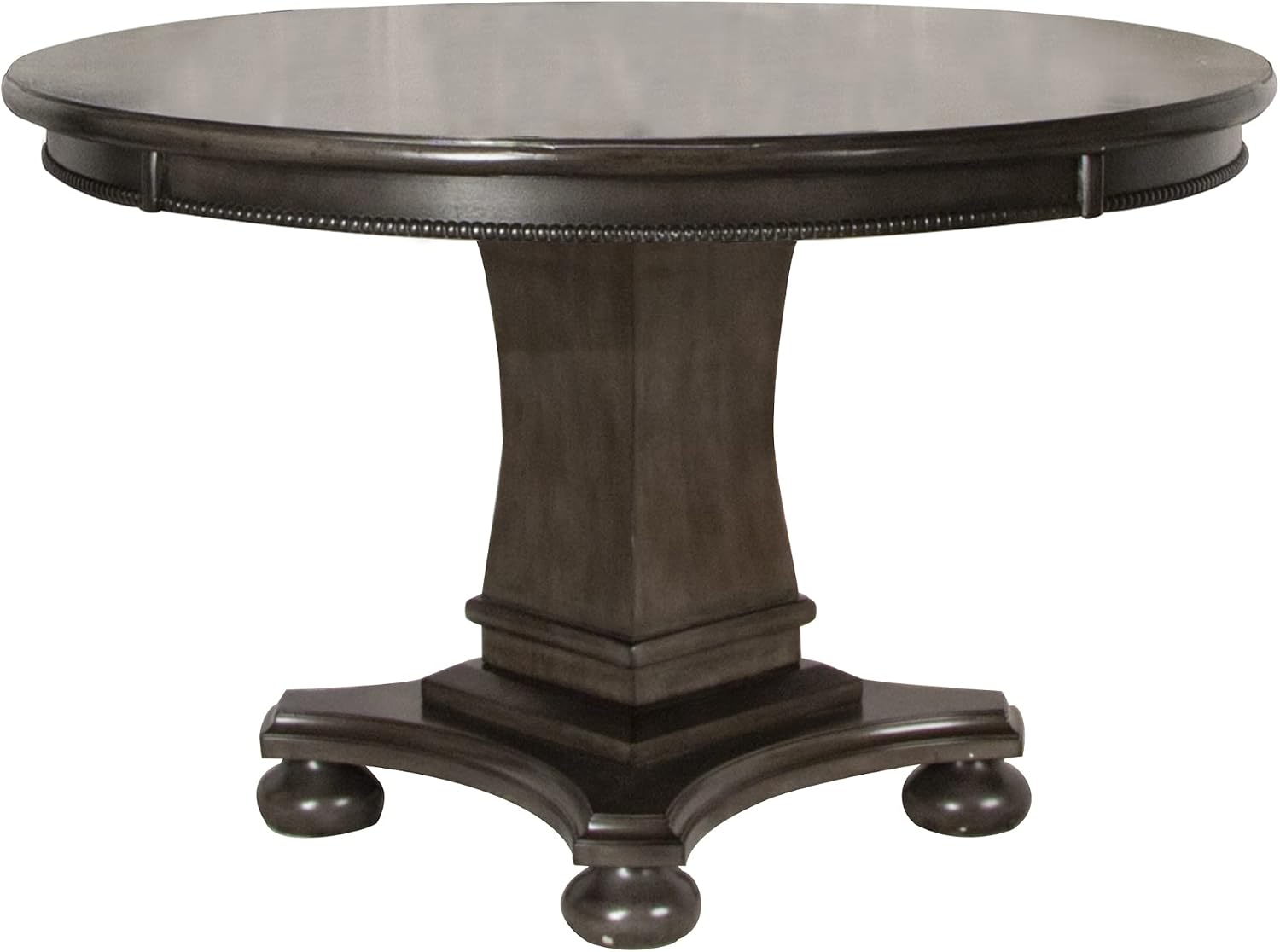 Sunset Trading Vegas Dining and Poker Table, 2 in 1 Game, Gray/Black/Off-white