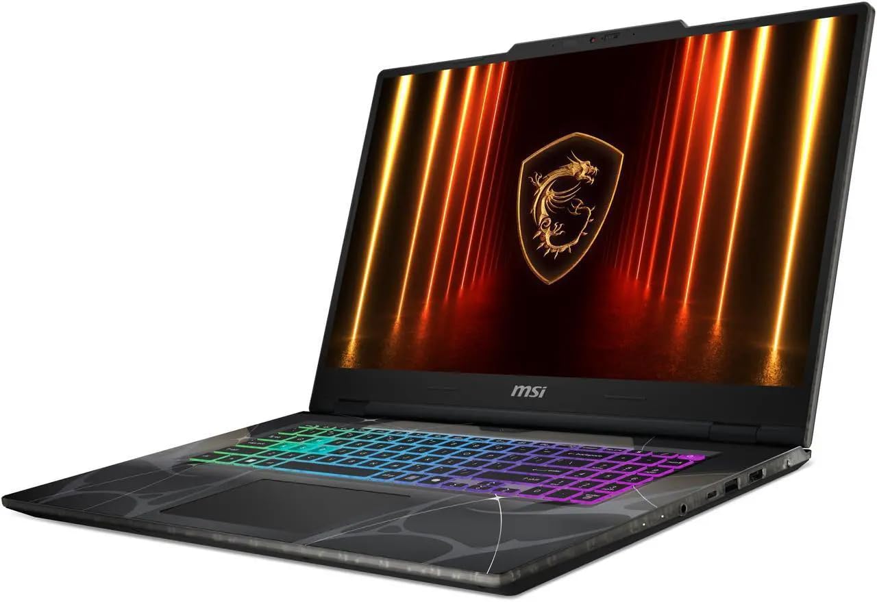 msi 2025 Gaming Laptop Cyborg Intel Core 7 240H 10-Core NVIDIA GeForce RTX 5060 8 GB 16 GB DDR5 1 TB SSD 17.3' 1920 x 1080 144 Hz Win11 Home Wi-Fi 6E Bluetooth 5.3 Numeric Keypad 720p HD Camera