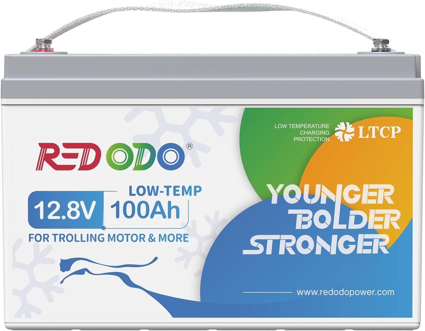 Redodo 12V 100Ah Lithium LiFePO4 Battery, Low-Temp Protection, Built-in 100A BMS, 10-Year Lifetime, Perfect for Cold Areas, Trolling Motor, Boat, RV, Off Grid