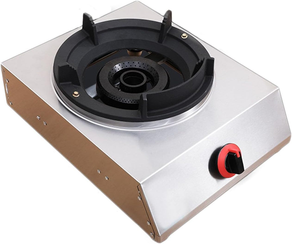 Portable Gas Stove,Cassette Stove,Max 34120BTU Single Burner Cassette Stove Piezo-Ceramic Ignition for Car Travel Home and Apartment (Color : LPG)