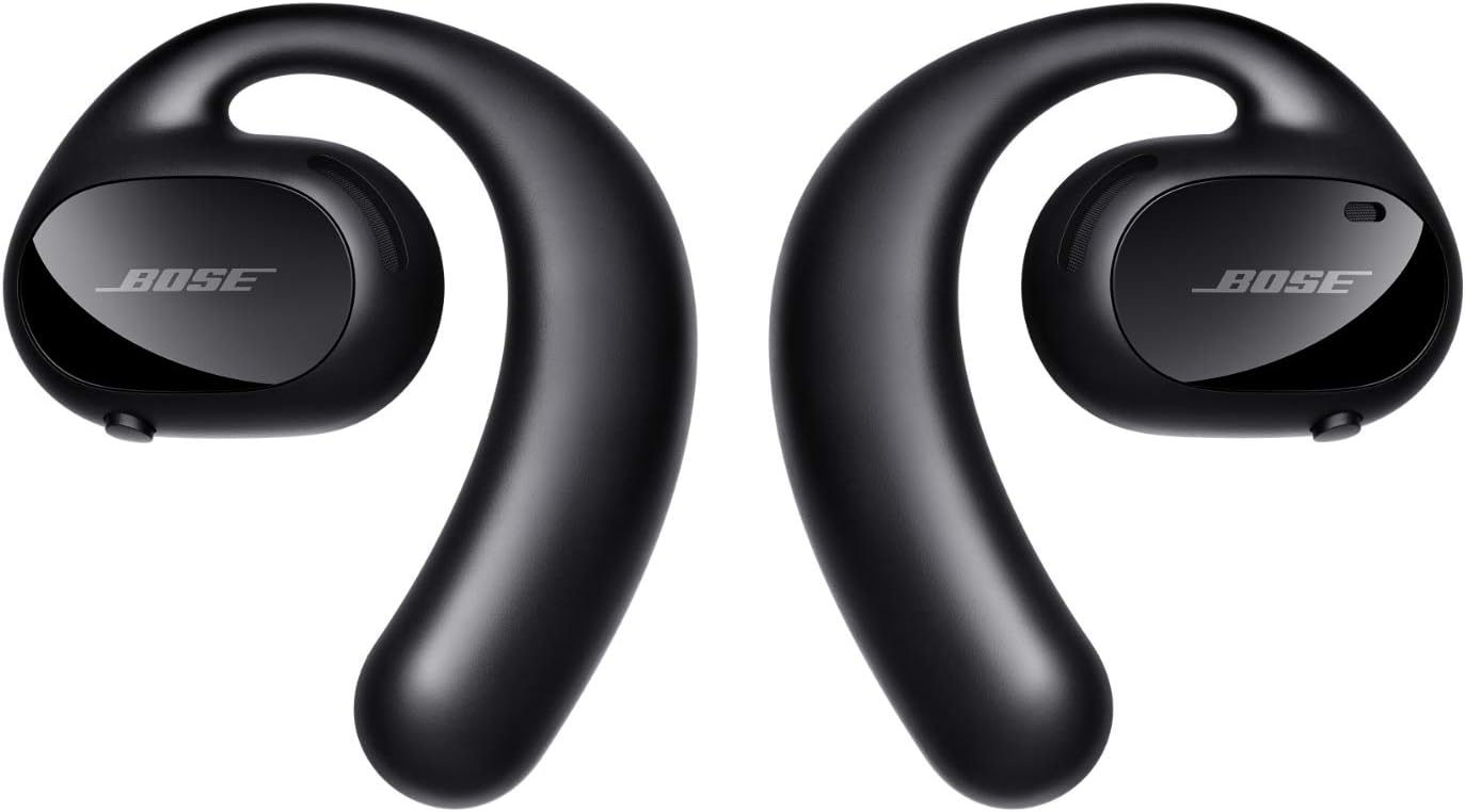 Bose Sport Open Earbuds — True Wireless Open Ear Headphones - Sweat Resistant for Running, Walking and Workouts, Black