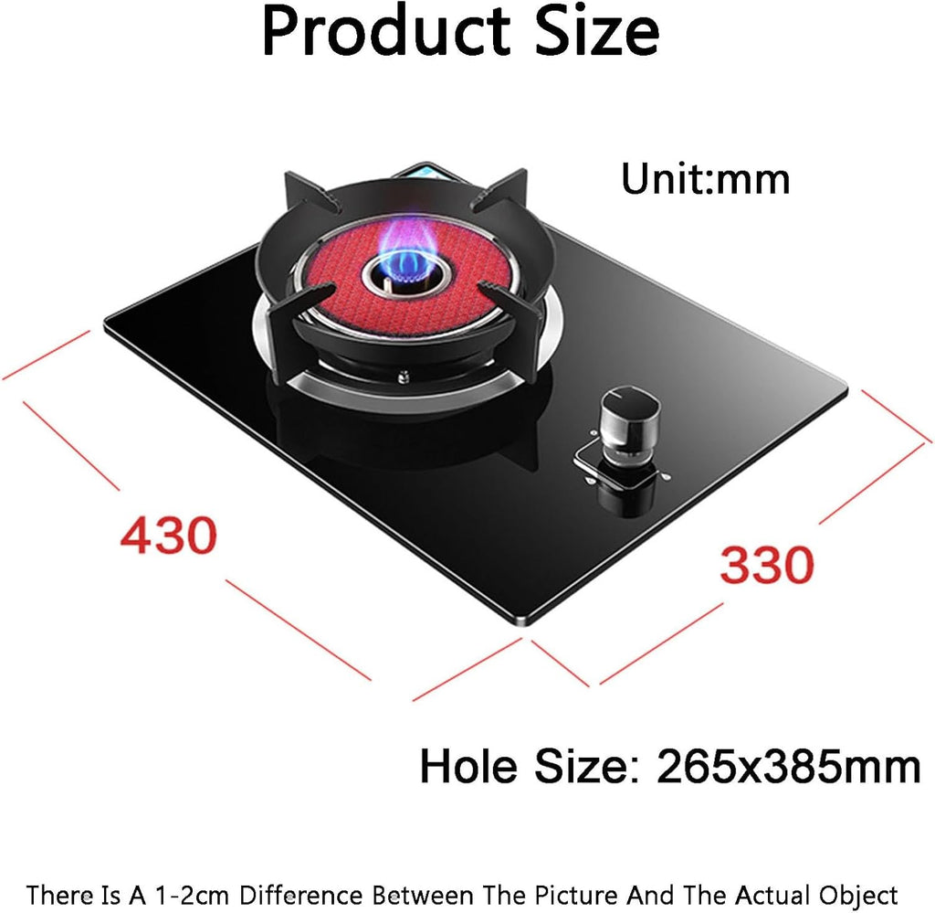 Gas Cooker,Energy 3.5kW Single Burner Gas Stove,Desktop/Embedded Dual-Use,for Food Stalls Family Restaurants(NG)