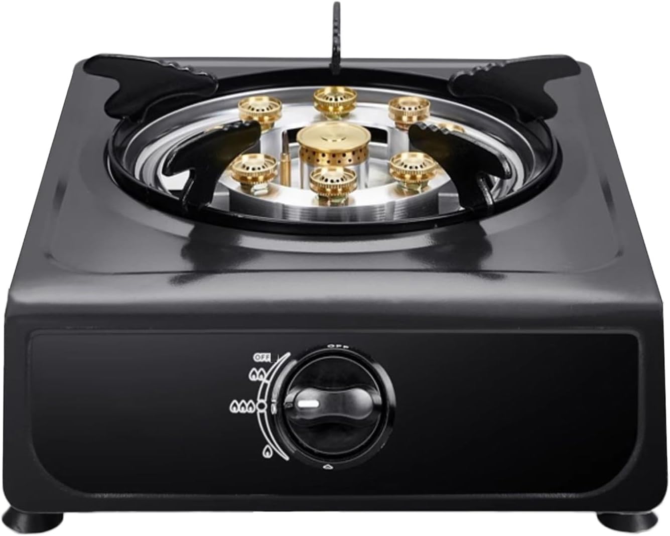 Gas Cooker,5.2kW Liquefied Natural Gas Table Stove,Stainless Steel Single-Burner,for Home Restaurant Canteen(LPG)