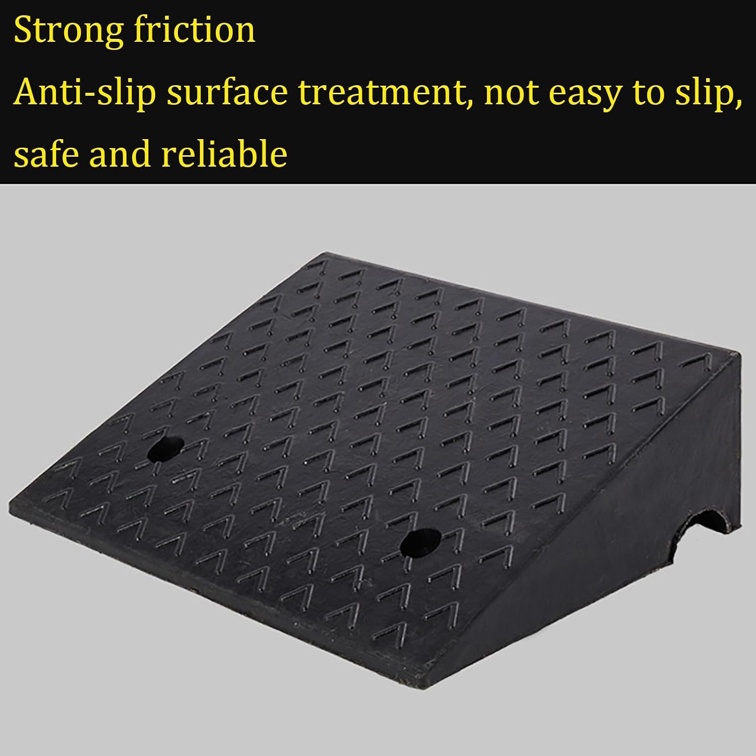 Rubber Door Threshold Ramp, Heavy Duty & Anti-Slip, Multi-Height Options, Ideal for Wheelchairs, Elderly & Pets, Suitable for Doorways, Garages, & Showers