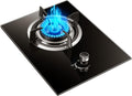 Portable Gas Stove,1 Burner Propane Stove,Max 16377.6BTU with Pulse Electronic Ignition for Indoor Kitchen, Open Kitchen and Apartment (Color : Black, Size : LPG)