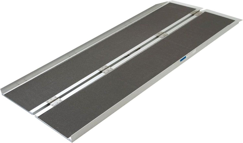 6' Wheelchair Ramp for Home Entry, Folding, Silver Spring