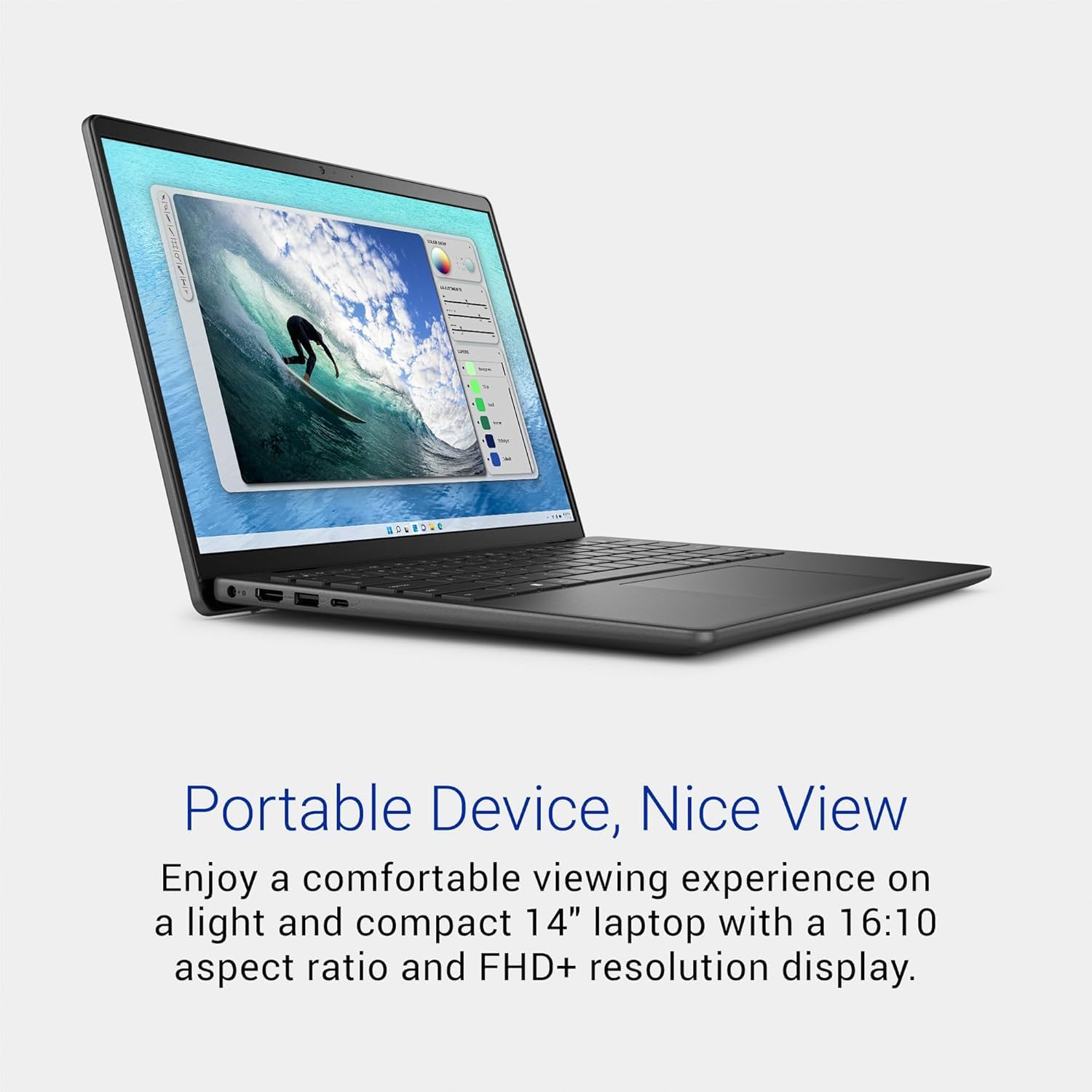 Dell Inspiron 14 i5440 2024 Business Laptop 14' WUXGA IPS 10-Core Intel i5-1334U 64GB DDR5 4TB SSD Intel Iris Xe Graphics Wi-Fi 6 Backlit Keyboard Win11 Pro