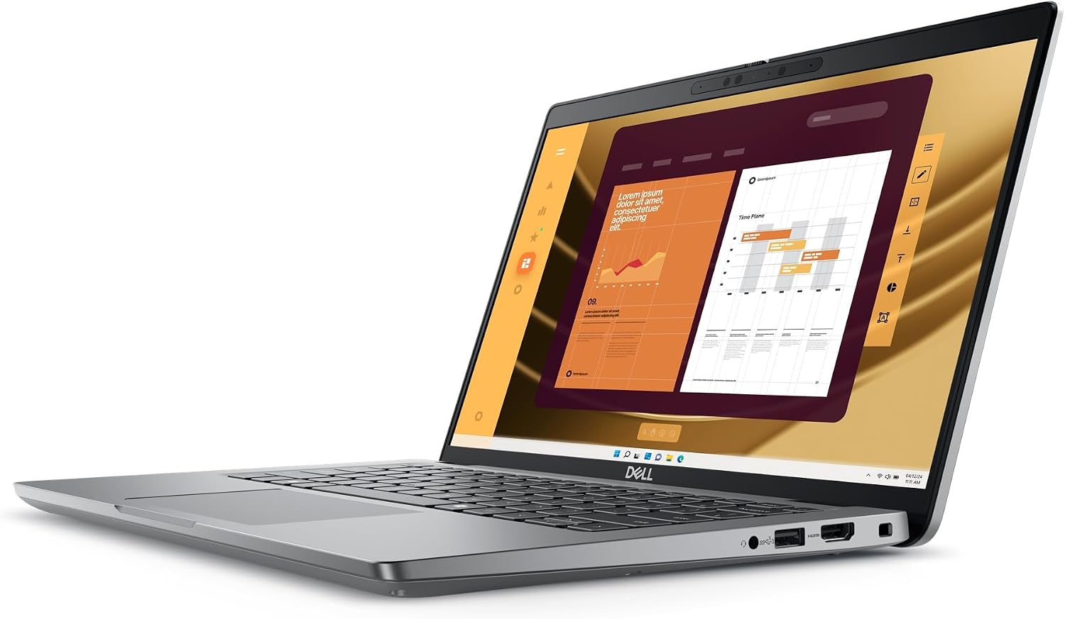 Dell Latitude 5450 5000 Business AI PC Laptop (14' FHD IPS, Intel 12-Core Ultra 7 155U (> i7-1355U), 32GB DDR5 RAM, 1TB SSD), Backlit KB, IR Webcam, 2X Thunderbolt 4, IST 7 in 1 Dock, Win 11 Pro