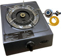 Portable Gas Stove,Cassette Stove,Max 13648BTU Single Burner Cassette Stove Piezo-Ceramic Ignition for Home Use Food Stalls and Canteens