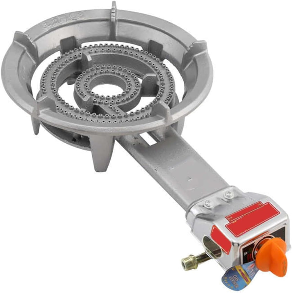 Gas Stove,Single Burner Portable Cooktop,7.0Kw Fire Ring Wok Burner,Gas/LP Gas Conversion Stove,with Flameout Protection,for Home Kitchen(NG,55x29.5x13.5cm)
