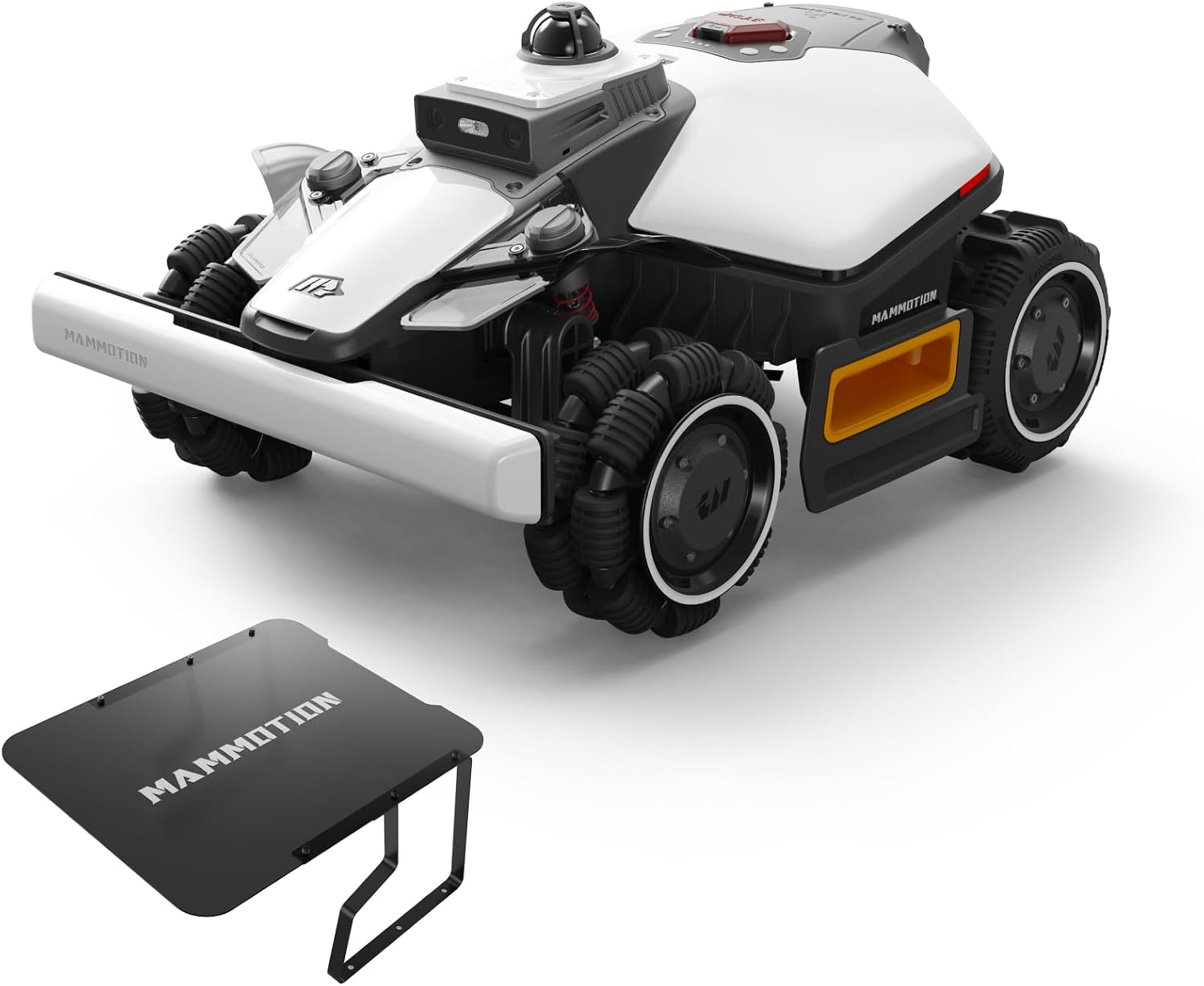 (2026 Upgrade) Mammotion LUBA mini 2 AWD 1500H Robot Lawn Mower with Garage, for 0.37 Acres, 360° LiDAR+Dual-Camera AI Vision, 80% Slope, DropMow, 20 Multi-Zone Management, Cutting Height 2.2'-4.0'