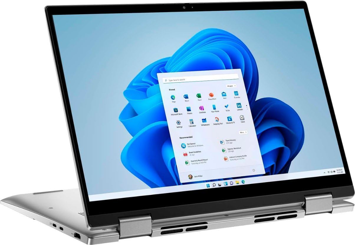 Dell Inspiron 2-in-1 Touch Laptop 2023 Newest, 14' WUXGA Touchscreen, Intel Core i7-1355U (10 cores), 16GB DDR5 RAM, 1TB SSD, Backlit Keyboard, Wi-Fi 6, Bluetooth, Windows 11 Home