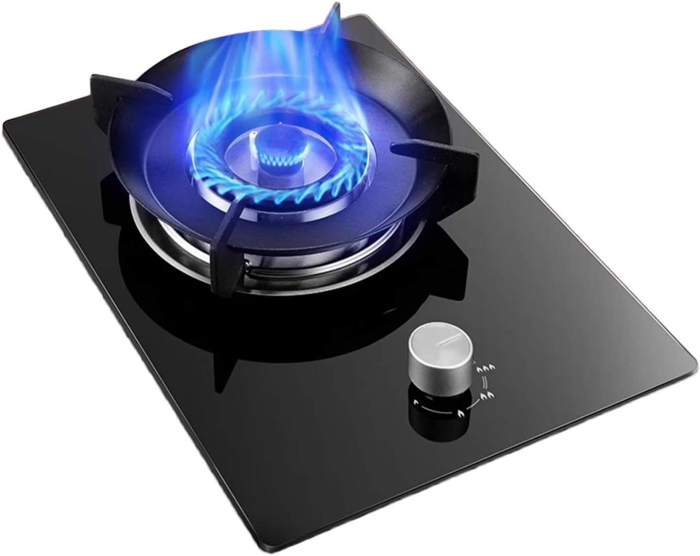 Gas Cooker,5kW Single-Burner Gas Stove,LPG and NG Dual-Purpose,Suitable for Camping Restaurants Home Use(NG)