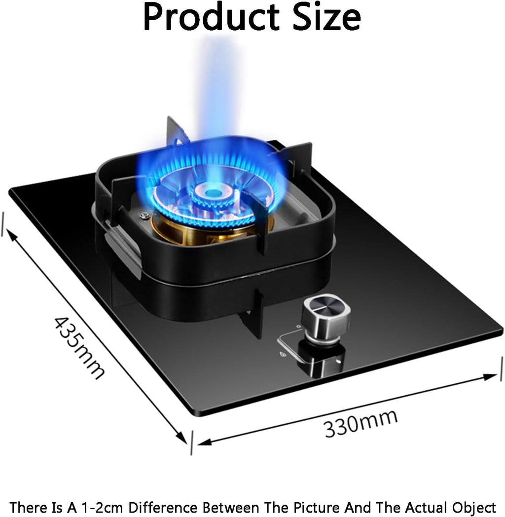 Gas Cooker,5.2kw Dual-Purpose Gas Stove,Single-Burner,Suitable For Food Stalls Family Restaurants(NG)