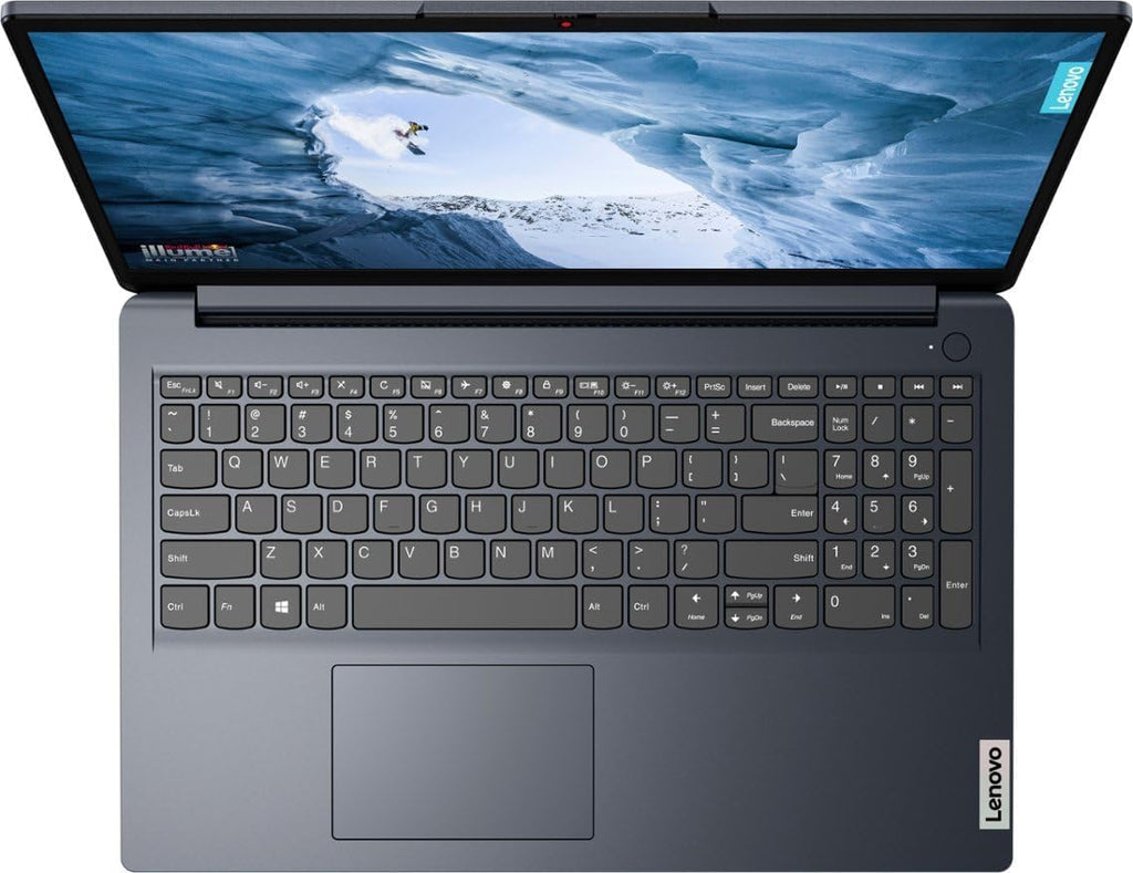 Lenovo Ideapad 1 Laptop, 15.6' FHD (1920x1080) Touch Display, AMD Ryzen 5 7520U, 8GB RAM 256GB SSD, AMD Radeon 610M, WiFi6 Bluetooth, Long Battery Life, Win11, Abyss Blue, 2TB Flash Drive, W/GaLiMu