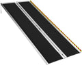 Generic Portable Wheelchair Ramp Aluminum Folding Handicap Ramp Door Threshold Wheelchair Ramp for Home Steps Stairs Entry Threshold Doorways