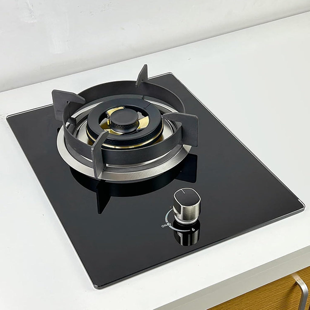 Gas Cooker,5.2kW Single-Burner Stove,Desktop Embedded Dual-Purpose Gas Stove,Suitable for Camping Restaurants Home Use(LPG)