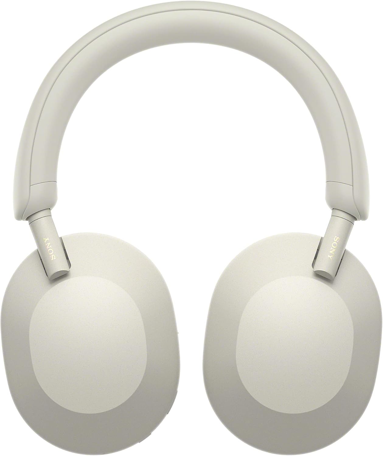 Sony WH-1000XM5-SILVER Wireless Over-Ear Noise Canceling Headphones - Silver with 2 Year Amber Protection Plan (2022)