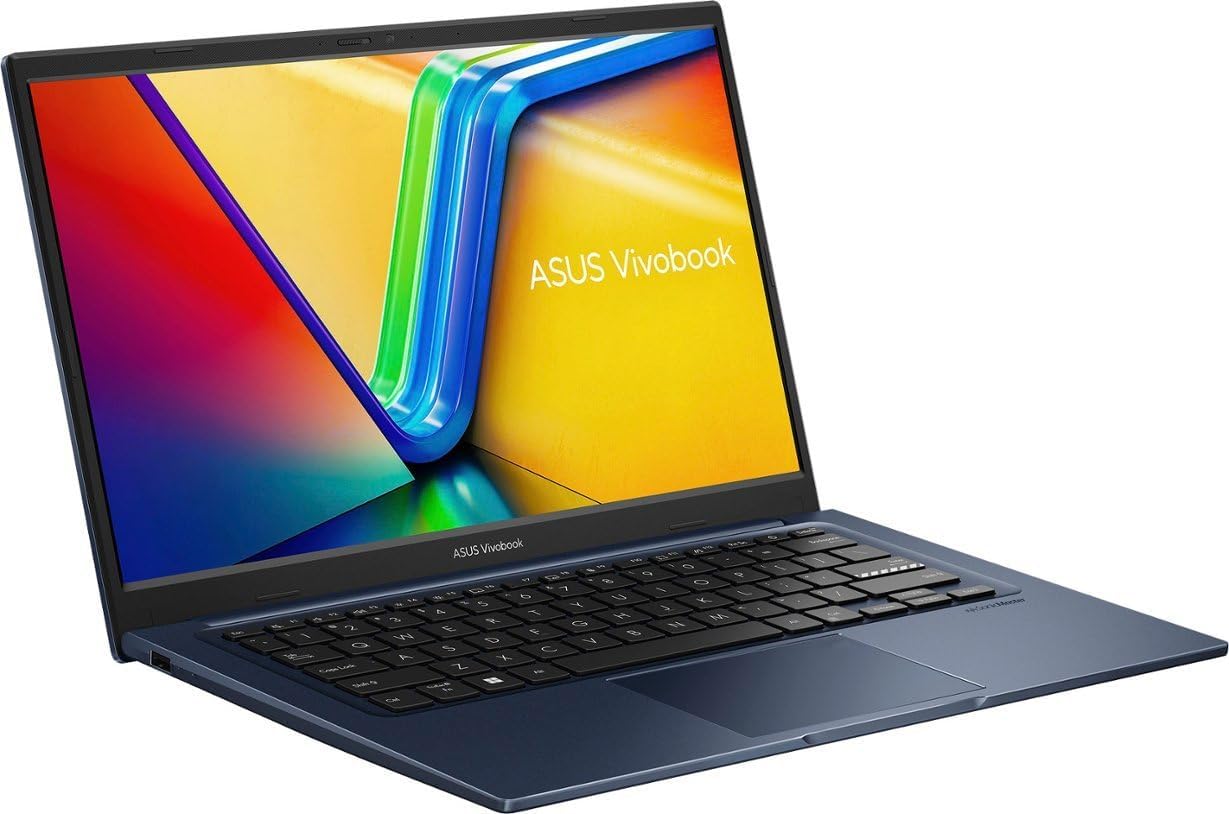 ASUS Vivobook Laptop 14.0' FHD Display (6-Core Intel i3-1215U, 16GB RAM, 1TB PCIe SSD, Intel UHD, WiF 6E, Bluetooth 5.3, Webcam, Win 11 Pro) w/DKZ USB Hub Port Expander