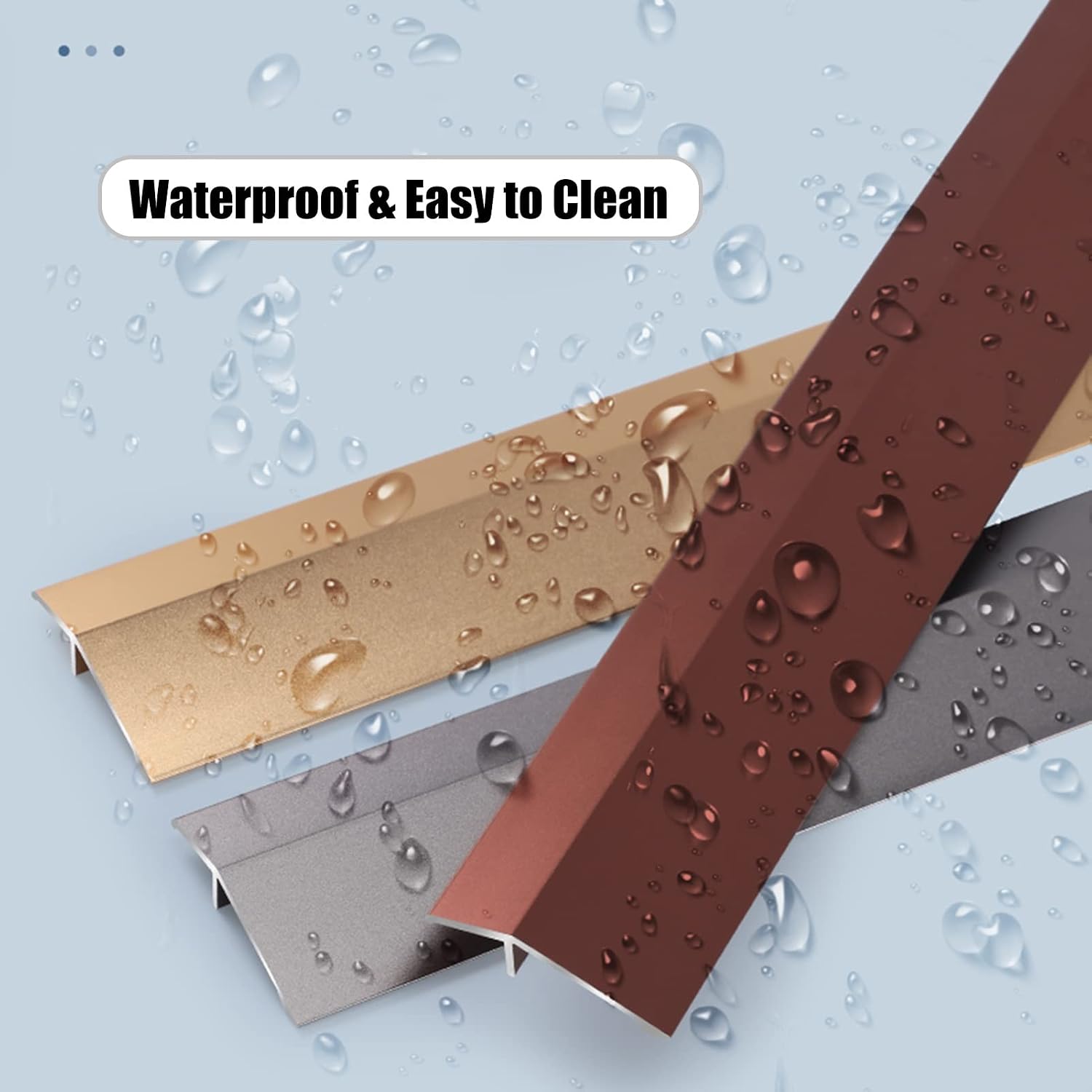 Carpet Transition Strip,Doorway Floor Transition Strip Carpet to Tile, 3.5cm Wide Entry Thresholds Ramp, Aluminum Edge Trim for Kitchen Bedroom Bathroom, Red