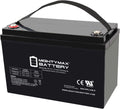 ML125-12 - 12 Volt 125 AH, Internal Thread (INT) Terminal, Rechargeable SLA AGM Battery