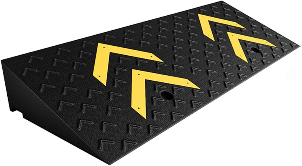 Heavy Duty Threshold Ramps，Heigh Door StepRamp ，Curb Ramp for Cars，Screw Fixation, Stable Load-Bearing, Non-Slip Texture, Suitable for Multiple Scenarios(100 * 50 * 14cm/39.4 * 19.7 * 5.5in)