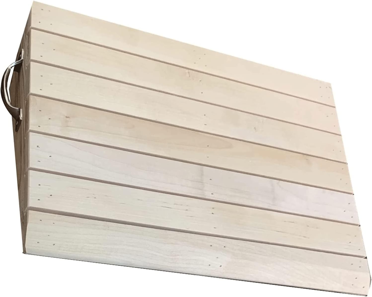 Wheelchair Ramp Wooden Wheelchair Ramp Portable Threshold Ramp Handicap Ramps with Handles for Front Door/Garden Steps Scooter Ramp Anti-Slip
