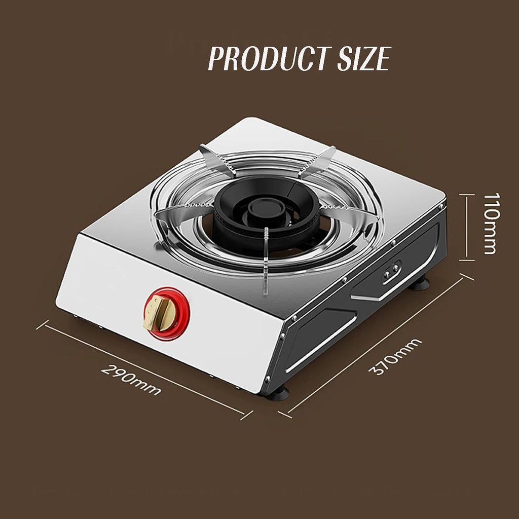 Single Burner Gas Stove,High Pressure Single Propane Burner,Home Kitchen with Flameout Protection,for Restaurant,fome(LPG)