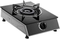 Stainless Steel Gas Cooktop,Desktop 143304 BTU Gas Stove,Single Burner,Flameout Protection,Suitable for Home Use(LPG)