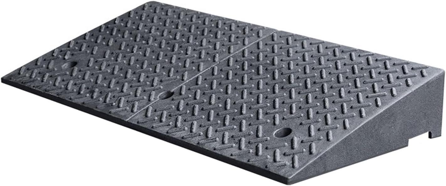 Rubber Driveway Curb Ramp, 1000KG(2204LBS) Loading Threshold Ramp, Slope Ramp for Wheelchair Mobility/Bikes/Motorcycles (Size : Height 5cm (2inch))