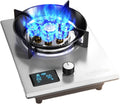 Propane Gas Stove,Single Burner Propane Stove,tabletopstainless Steel,Max 24566.4BTU with Pulse Electronic Ignition Suitable for Apartments, Kitchens and More