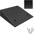Curb Ramps Driveway Ramps Portable Shed Ramps Threshold Ramps for Cars Wheelchairs Bikes Motorcycles(19.7x19.7x6.7in)