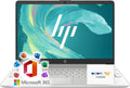 HP 15 Laptop for School, Work, and Home + Microsoft Office 365, 4GB RAM, 256GB SSD, 15.6' FHD 1080p LED Display, Copilot AI, Fast Intel Processor, HDMI, Windows 11 Pro