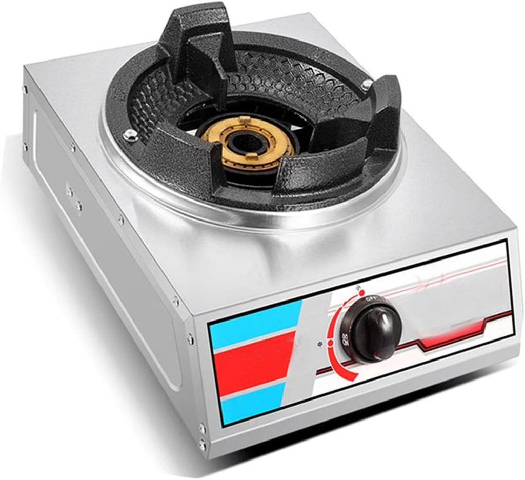 Gas Range,102364 BTU Countertop Single Burner Stainless Steel Gas Range,Flameout Protection,Easy to Clean,Suitable for Home Use
