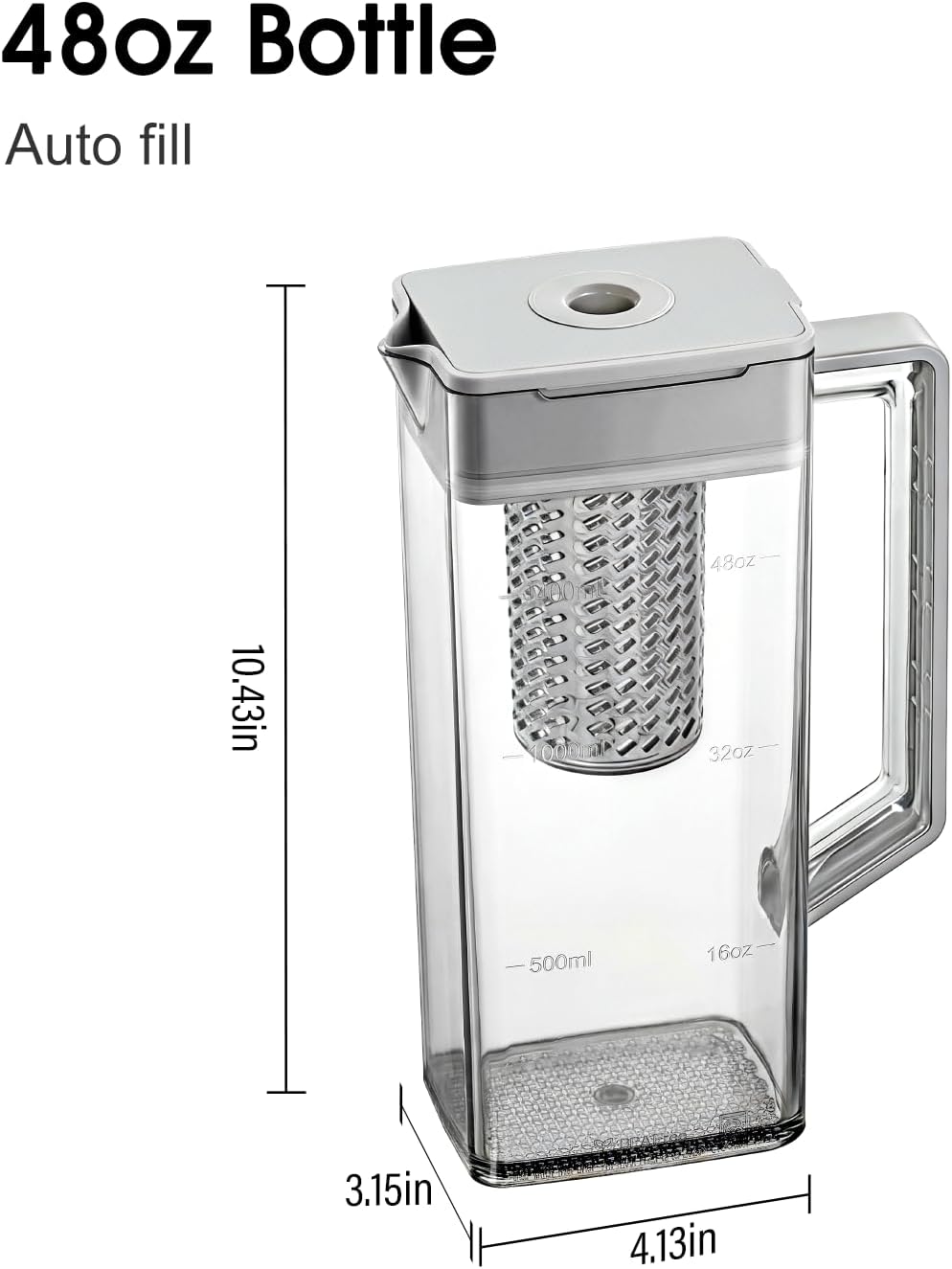 OEM DA97-21261H Water Pitcher Assembly for Samsung Refrigerator Replaces DA97-21261K