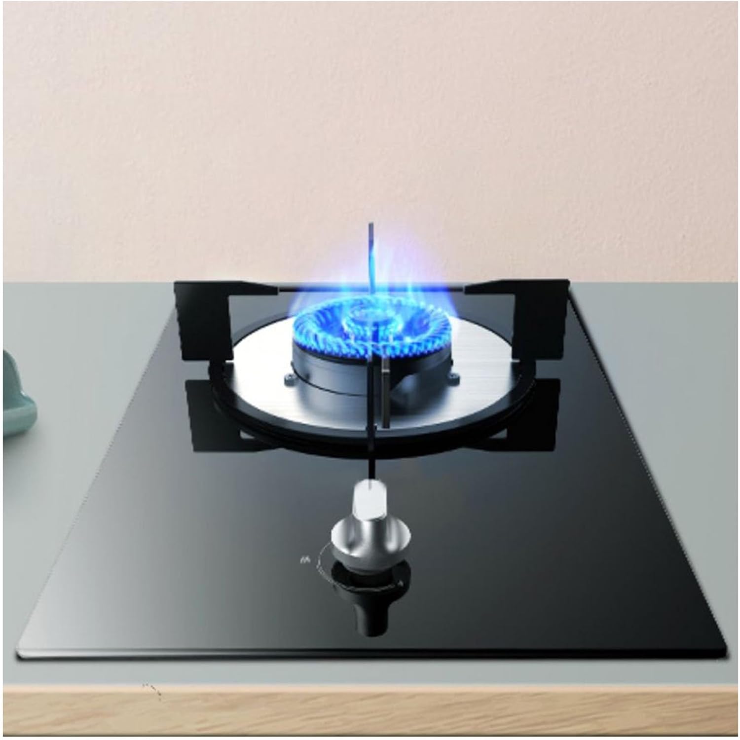 Propane Gas Stove,Single Burner Propane Stove,tempered Glass Max 17060BTU with Pulse Electronic Ignition Suitable for Apartments Kitchens and More (Color : 17060BTU, Size : LPG)